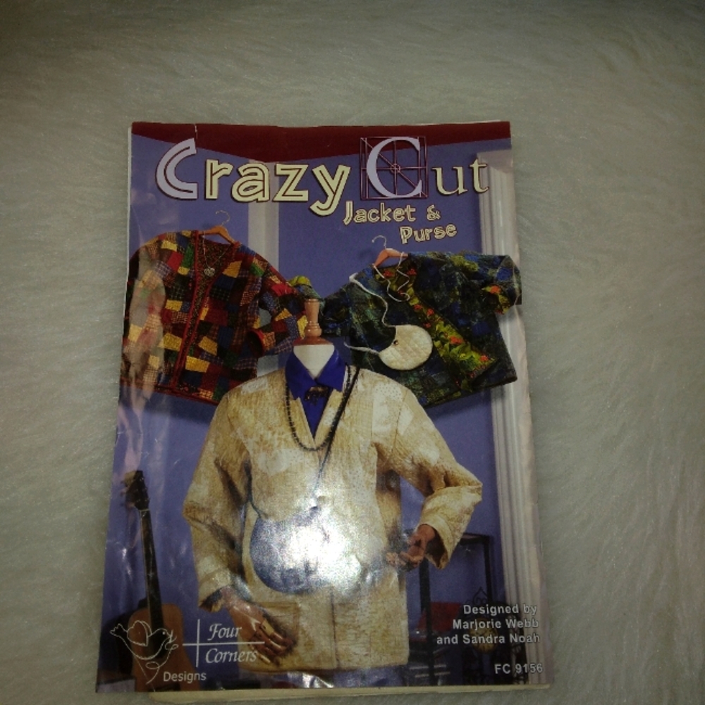 PATTERN Crazy Cut Jacket & Purse FC 9156 Size S-M-L-XL